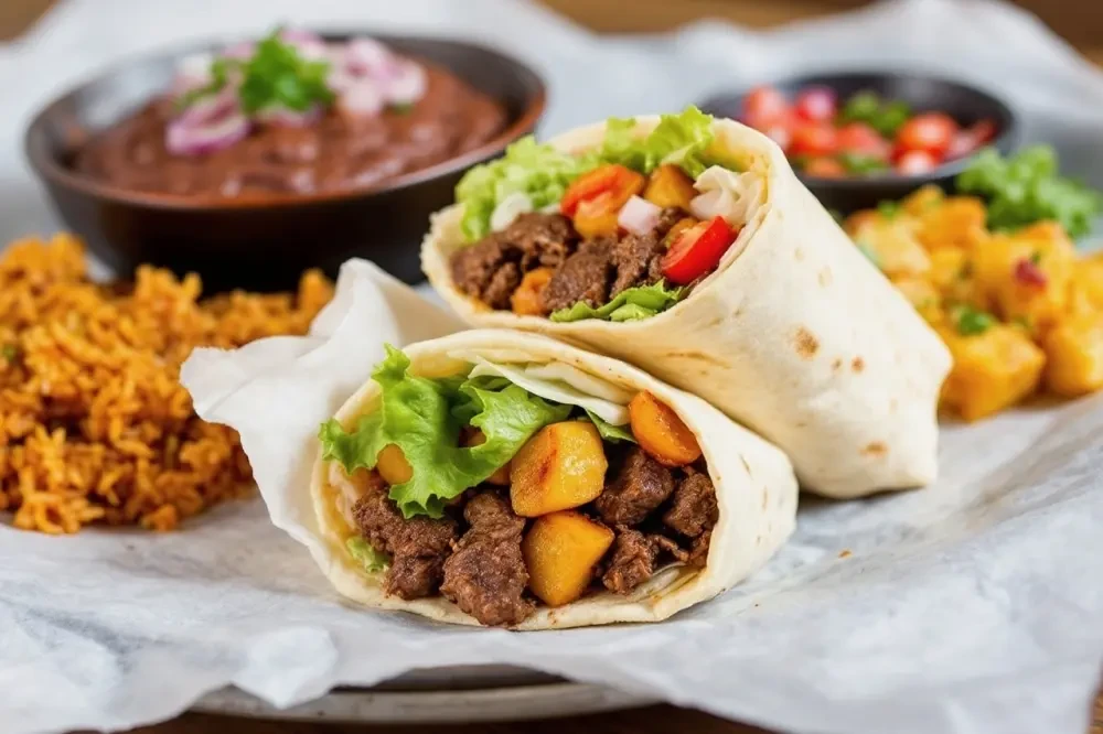 Suya Burrito