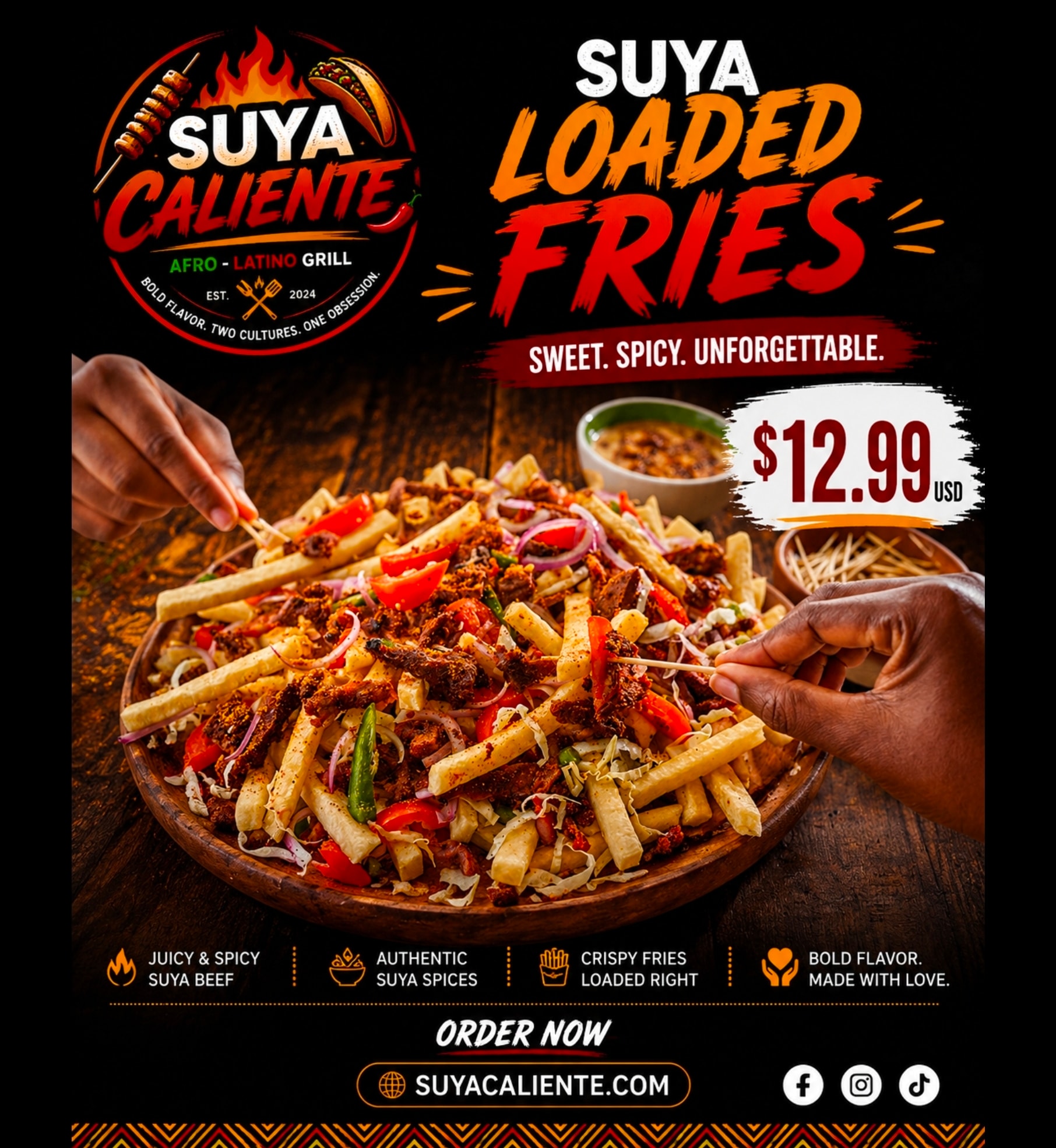 Suya Loaded Fries
