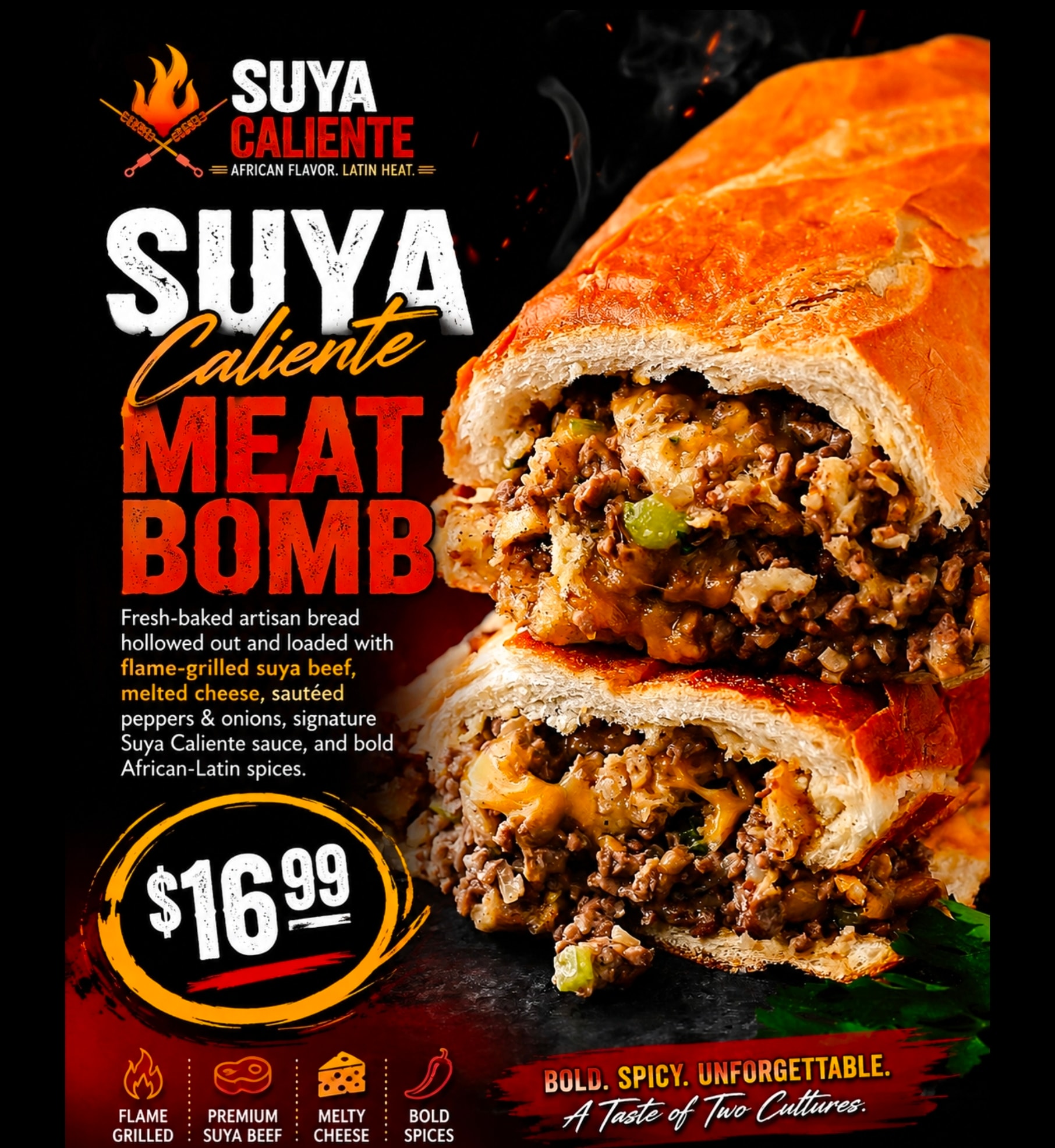 Suya Caliente Meat Bomb